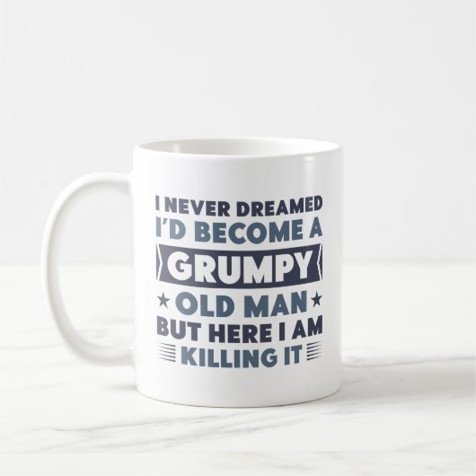 Grumpy Old Man Kaffeetasse (Links)
