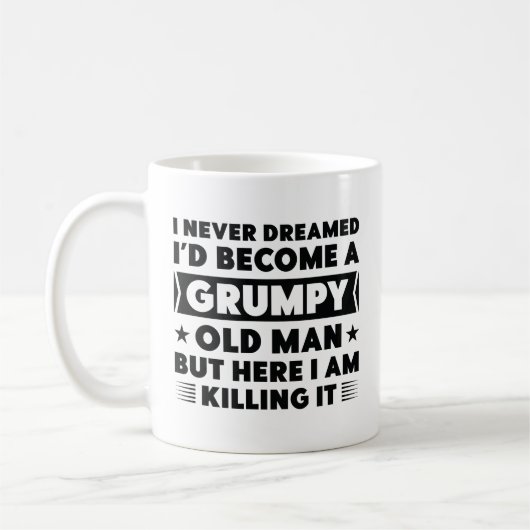 Grumpy Old Man Kaffeetasse (Links)