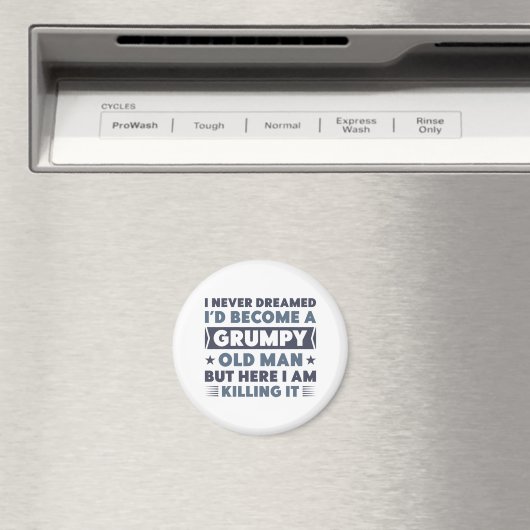 Grumpy Old Man Magnet (In Situ (Geschirrspüler))