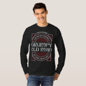Grumpy Old Man Never Dreamed Grandpa T-Shirt (Vorne ganz)