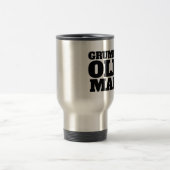 GRUMPY OLD MAN STAINLESS STAHLKAFFEE REISE MUG REISEBECHER (Mittel)