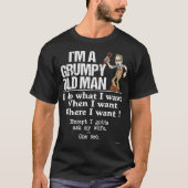 Grumpy Old Man T-Shirt (Vorderseite)
