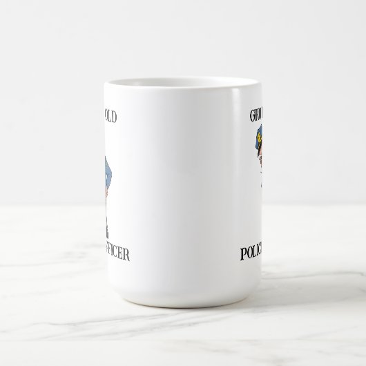 Grumpy Old Police Officer Kaffeetasse (Mittel)