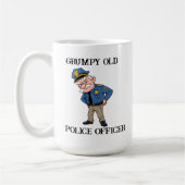 Grumpy Old Police Officer Kaffeetasse (Links)