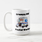 Grumpy Old Postarbeiter Kaffeetasse (Links)