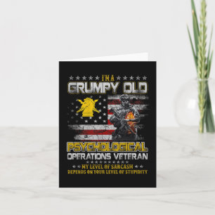 Grumpy Old Psychological Operations Veteran Vater Karte