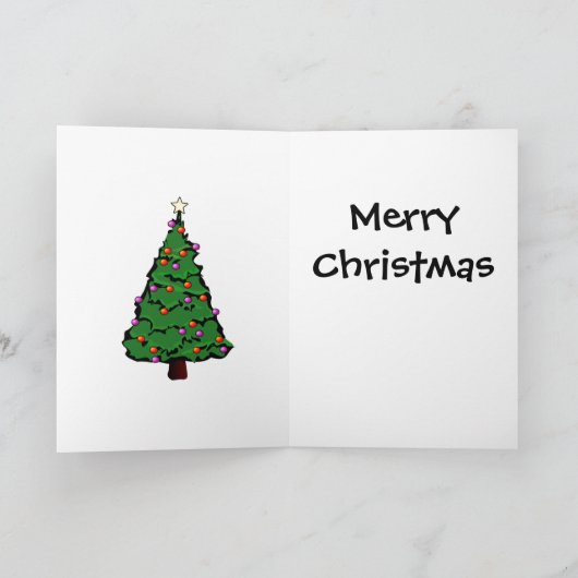 Grumpy Old Santa Feiertagskarte (Innenseite)