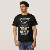 Grumpy Old Snow Plow Treiber T-Shirt (Vorne ganz)