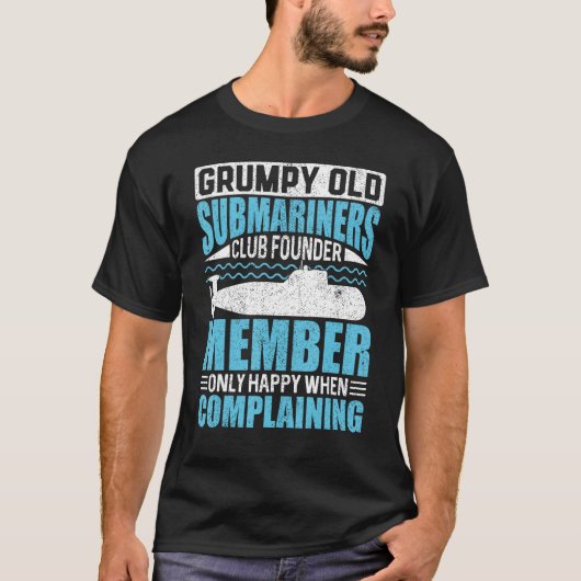 Grumpy Old Submarines USA Veteran's Day T-Shirt (Vorderseite)