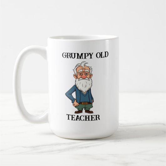 Grumpy Old Teacher Kaffeetasse (Links)