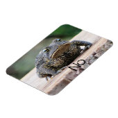 Grumpy Old Toad on Stump Magnet (Linke Seite)