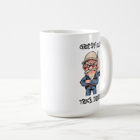 Grumpy Old Truck Driver Kaffeetasse (VorderseiteRechts)