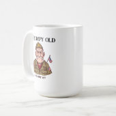 Grumpy Old U.S Army Vet Kaffeetasse (Vorderseite Links)