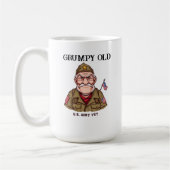Grumpy Old U.S Army Vet Kaffeetasse (Links)