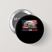 Grumpy Old Veteran American Eagle Flag Veterans Li Button (Vorne & Hinten)