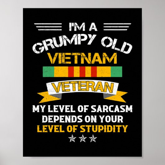 Grumpy Old Vietnam Veteran 211 Poster (Vorne)