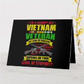 Grumpy Old Vietnam Veteran 212 Karte (Gelbe Blume)