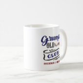 Grumpy Old Woman Club Funny Kaffeetasse (VorderseiteRechts)