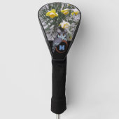 Grumpy Opa Owl Nesting Monogram Egal Foto Golf Headcover (Vorderseite)