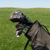 Grumpy Opa Owl Nesting Monogram Egal Foto Golf Headcover (In SItu)