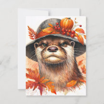 Grumpy Otter Herbstfarbe Kunst, Dichtung und Musik