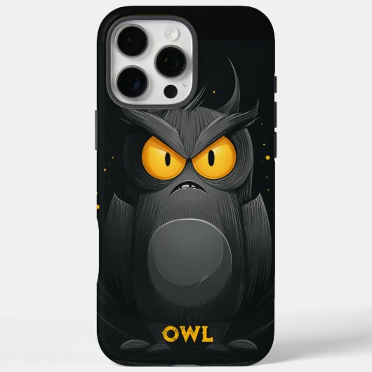 Grumpy Owl Personalisiert Case-Mate iPhone Hülle (Rückseite)