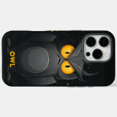 Grumpy Owl Personalisiert Case-Mate iPhone Hülle (Rückseite (Horizontal))