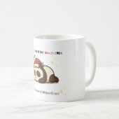 Grumpy Panda Christmas Mug Kaffeetasse (VorderseiteRechts)
