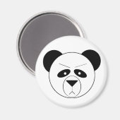 Grumpy Panda Magnet (Vorderseite/Rückseite)