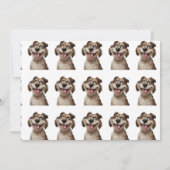 Grumpy Paws Funny Dog Vatertag Card Mitteilungskarte (Rückseite)