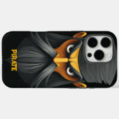 Grumpy Pirate Portrait Case-Mate iPhone Hülle (Rückseite (Horizontal))