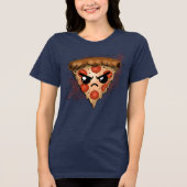 Grumpy Pizza Tri-Blend Shirt (Vorderseite)
