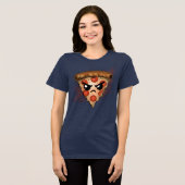 Grumpy Pizza Tri-Blend Shirt (Vorderseite voll)