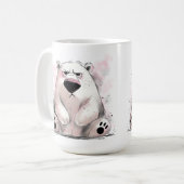 Grumpy Polar Bear Kaffeetasse (Vorderseite Links)
