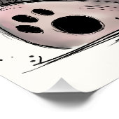 Grumpy Polar Bear Poster (Ecke)