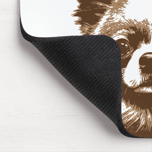 Grumpy Pomchi Mousepad (Ecke)