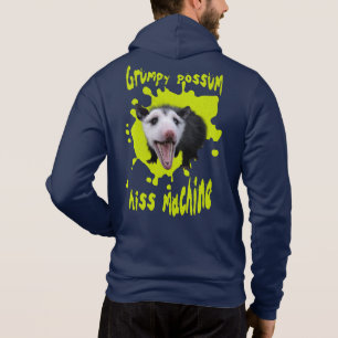 Grumpy Possum, seine Maschine Funny Opossum Hissin Hoodie
