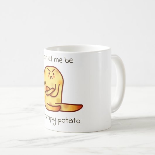 Grumpy Potato Kaffeetasse (VorderseiteRechts)