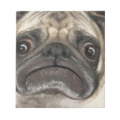 Grumpy Puggy Geschenke Notizblock (Vorderseite)