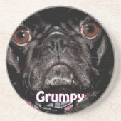 Grumpy Puggy Untersetzer (Vorne)