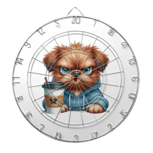 Grumpy Pup Dartboard Dartscheibe (vorne)