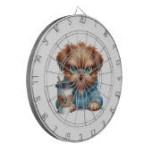 Grumpy Pup Dartboard Dartscheibe (Vorderseite Links)