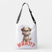 Grumpy Puppy Tote Bag Tragetaschen Mit Langen Trägern (Rückseite)