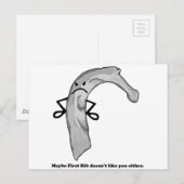 Grumpy Rib Postkarte (Vorne/Hinten)