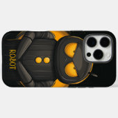 Grumpy Robot Personalisiert Case-Mate iPhone Hülle (Rückseite (Horizontal))
