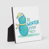 Grumpy S. Illustration: IST DER WINTER NOCH? Fotoplatte (Vorderseite)