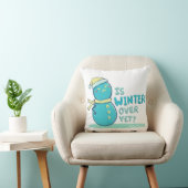 Grumpy S. Illustration: IST DER WINTER NOCH? Kissen (Stuhl )