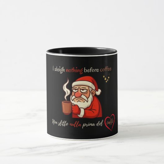 Grumpy Santa Caffè Stimmung Tasse (Zentrum)