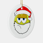 Grumpy Santa Keramikornament (Rechts)