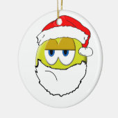 Grumpy Santa Keramikornament (Links)